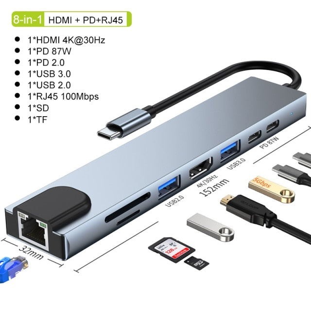 Thunderbolt 3 Docking Station Laptop