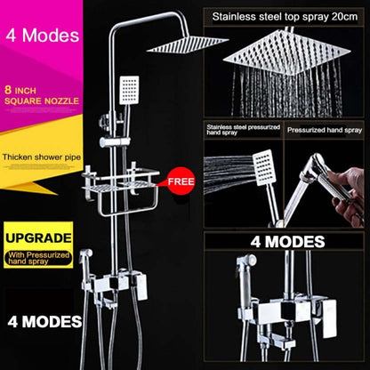 Bathroom Shower Set Black Gold Silver Platinum Thermostatic Digital