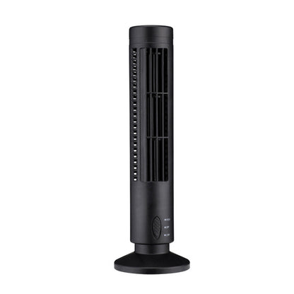 USB Tower Fan Vertical Portable Air Conditioner Fan Desktop