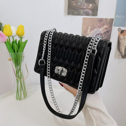 High Quality Leather Handbag Luxury Brand Chain Handle Shoulder