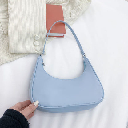 New Solid Color Armpit Underarm Shoulder Bag