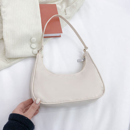 New Solid Color Armpit Underarm Shoulder Bag