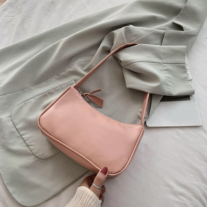 New Solid Color Armpit Underarm Shoulder Bag