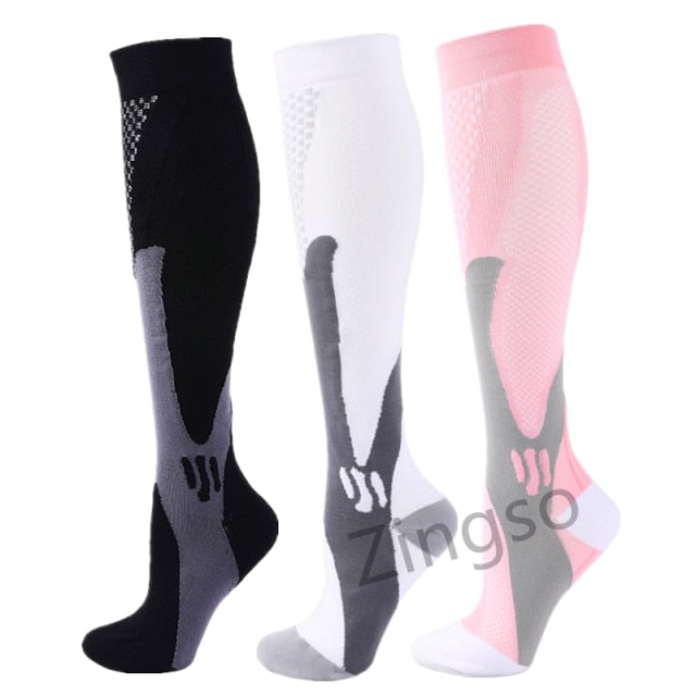 Pairs Compression Socks Comfortable Anti Fatigue