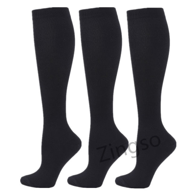 Pairs Compression Socks Comfortable Anti Fatigue