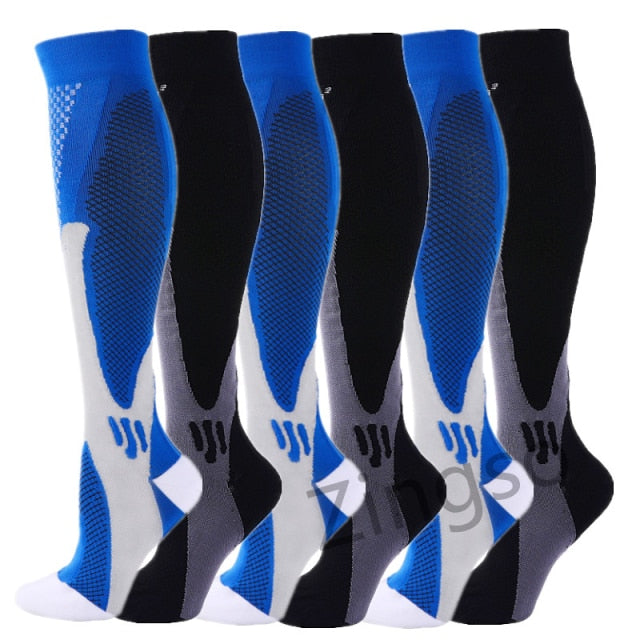 Pairs Compression Socks Comfortable Anti Fatigue