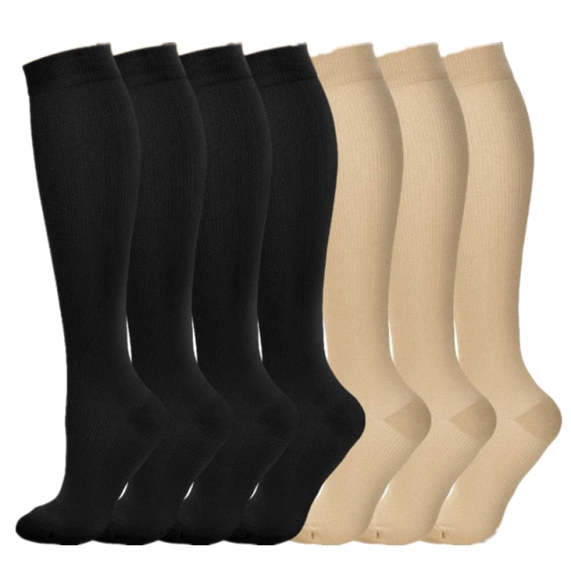 Pairs Compression Socks Comfortable Anti Fatigue