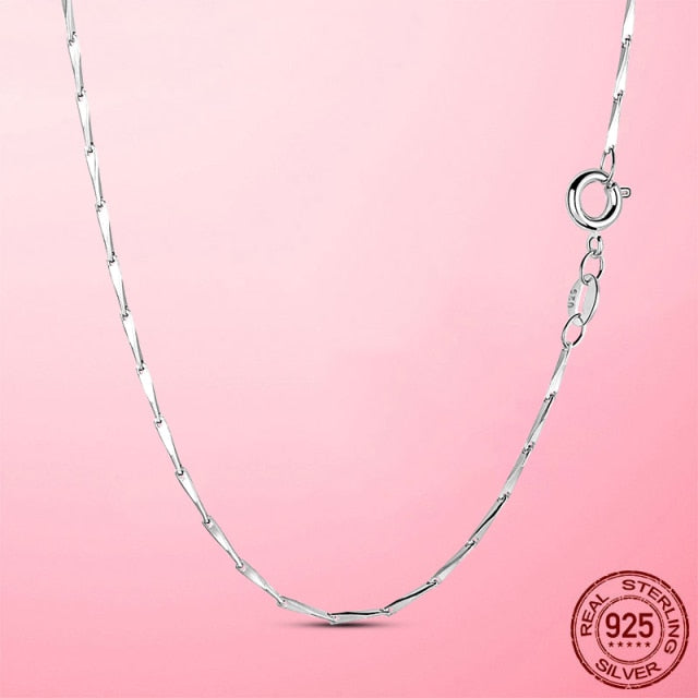 Simple Silver Color Trend Necklace