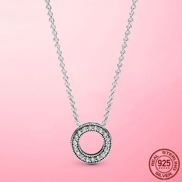 Simple Silver Color Trend Necklace