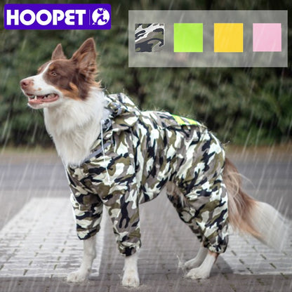 Raincoat Jumpsuit Rain Coat for Dogs Pet Cloak