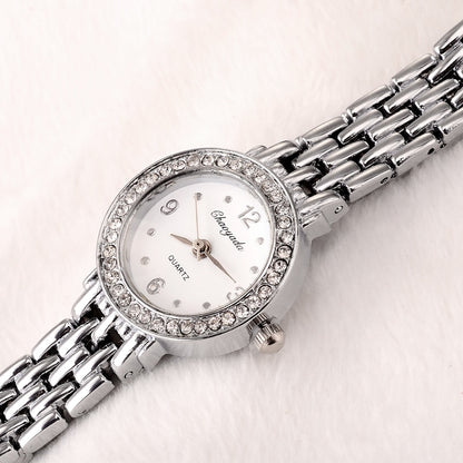 Casual Clock Silver Bracelet Watch