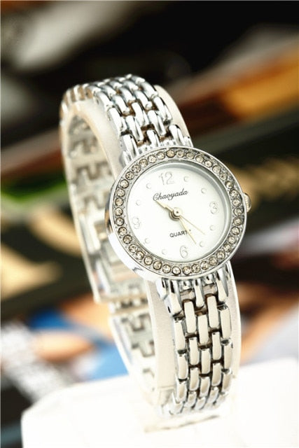 Casual Clock Silver Bracelet Watch