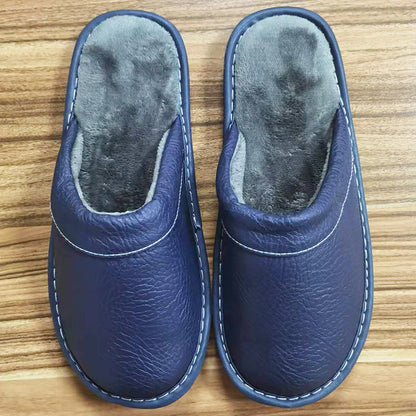 Cheap Shoes Leather Slippers Men