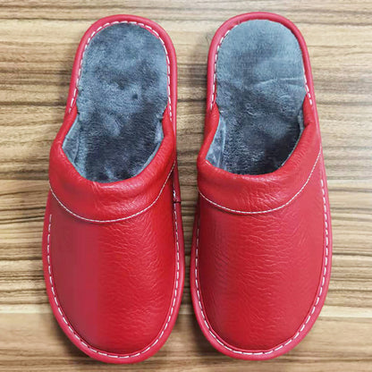 Cheap Shoes Leather Slippers Men