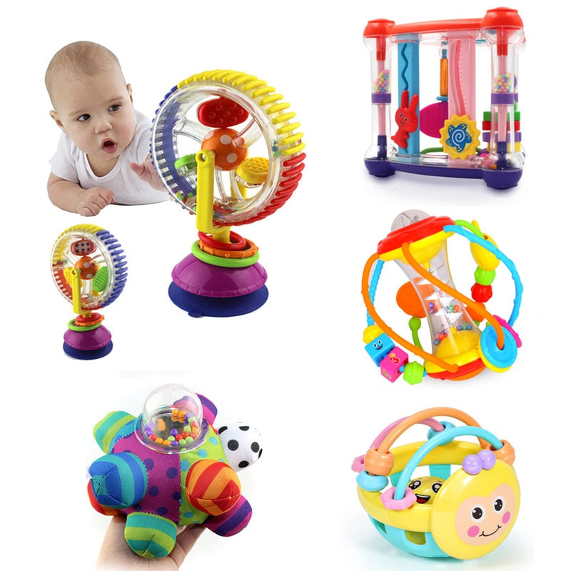 climb Learning Baby Rattle Activity Ball Rattles