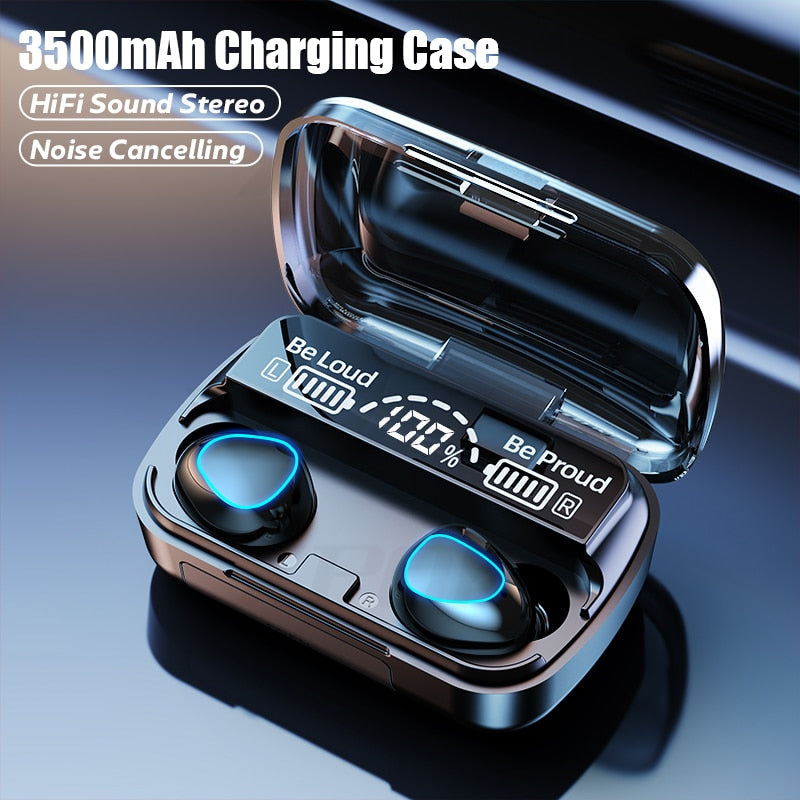 Charging Box Wireless Headphone Stereo Sports Waterproof