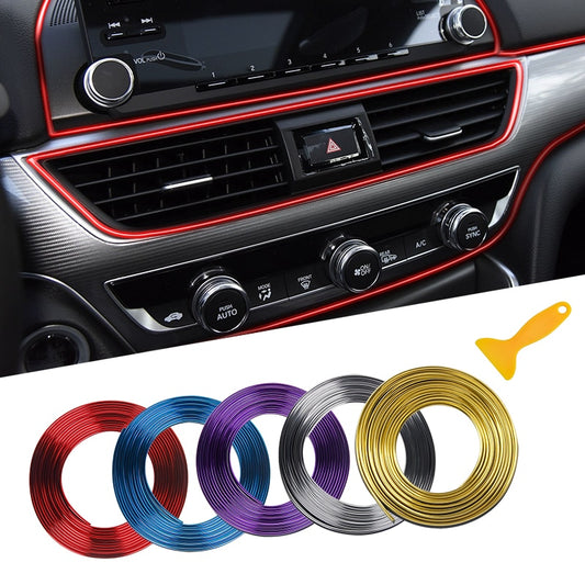 Car Dashboard Door Edge Insert Trim Styling