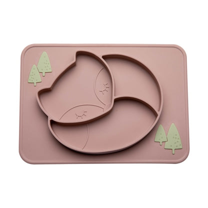 Bopoobo Baby Dishes Silicone Suction Plate Cute Crab Children