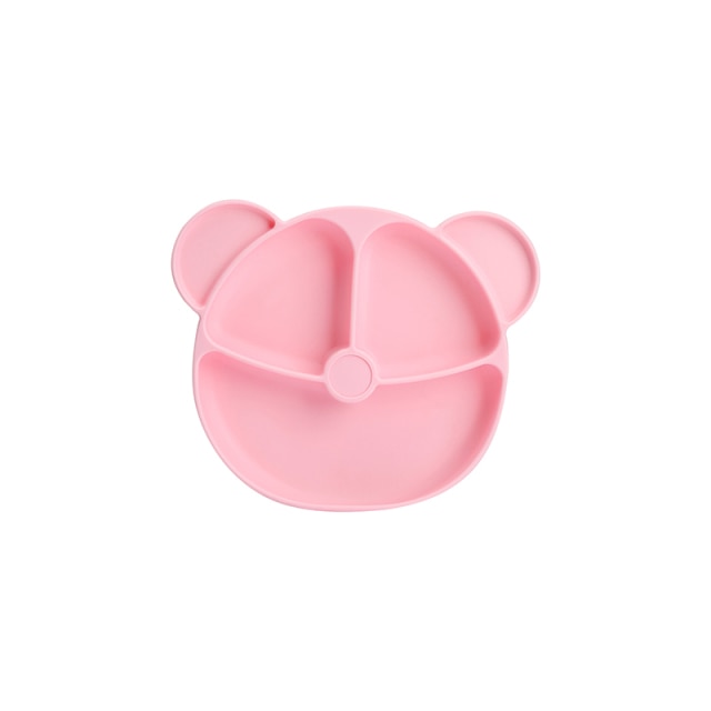 Bopoobo Baby Dishes Silicone Suction Plate Cute Crab Children