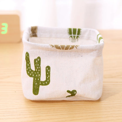 Cotton Linen Dirty Laundry Basket Foldable Round Waterproof