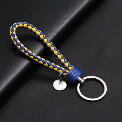 Creative PU Leather Braided Rope Key chain