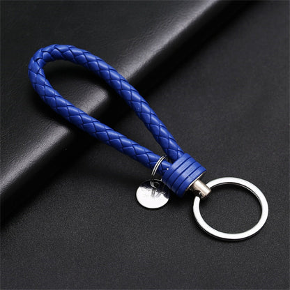 Creative PU Leather Braided Rope Key chain