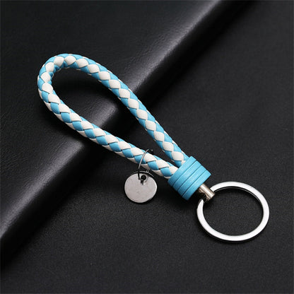 Creative PU Leather Braided Rope Key chain