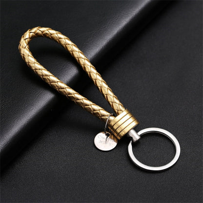 Creative PU Leather Braided Rope Key chain