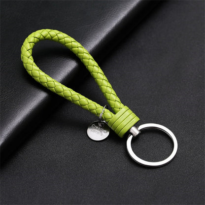 Creative PU Leather Braided Rope Key chain