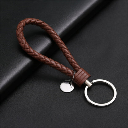 Creative PU Leather Braided Rope Key chain