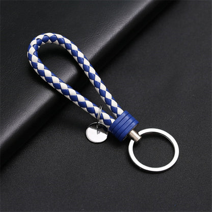 Creative PU Leather Braided Rope Key chain