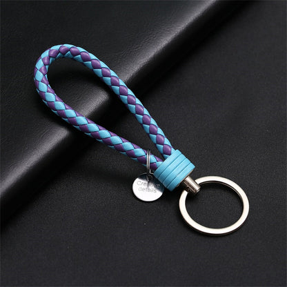 Creative PU Leather Braided Rope Key chain