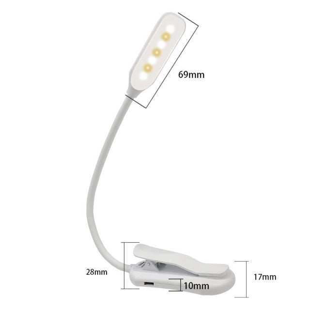 Rechargeable Book Light 7 LED Reading Light