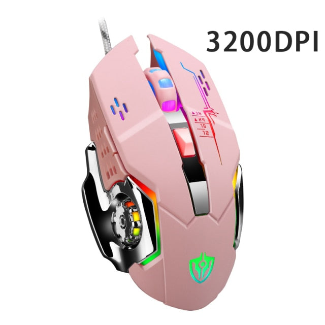 Wired Gaming Mouse  Adjustable