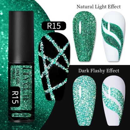 Reflective Glitter Line Gel Nail Polish