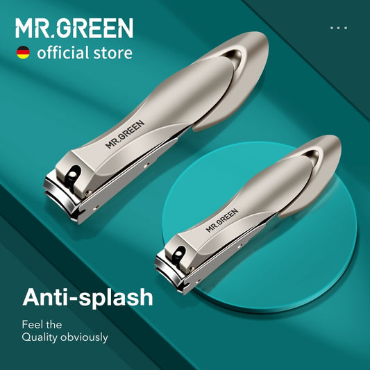 Nail Clippers Stainless Steel Anti Splash