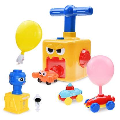 Rocket Balloon Launch Tower Toy Puzzle Fun