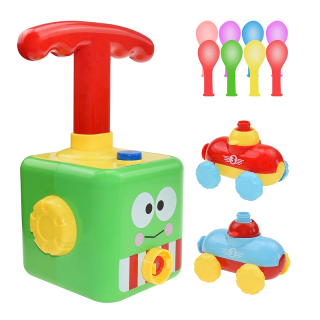 Rocket Balloon Launch Tower Toy Puzzle Fun