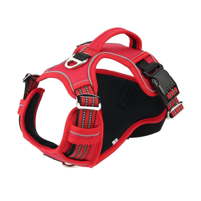 No Pull Dog Harness No Choke Easy Control Handle Reflective Pet