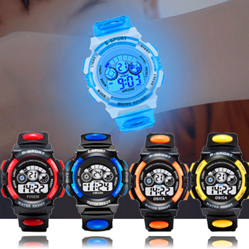 Electronic Watch For Children Color Luminous Dial Life