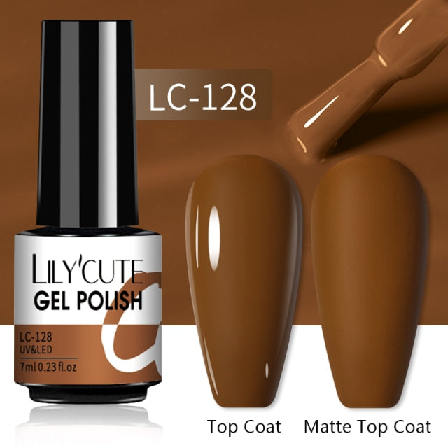 Nail Gel Polish Color Semi Permanent Matte