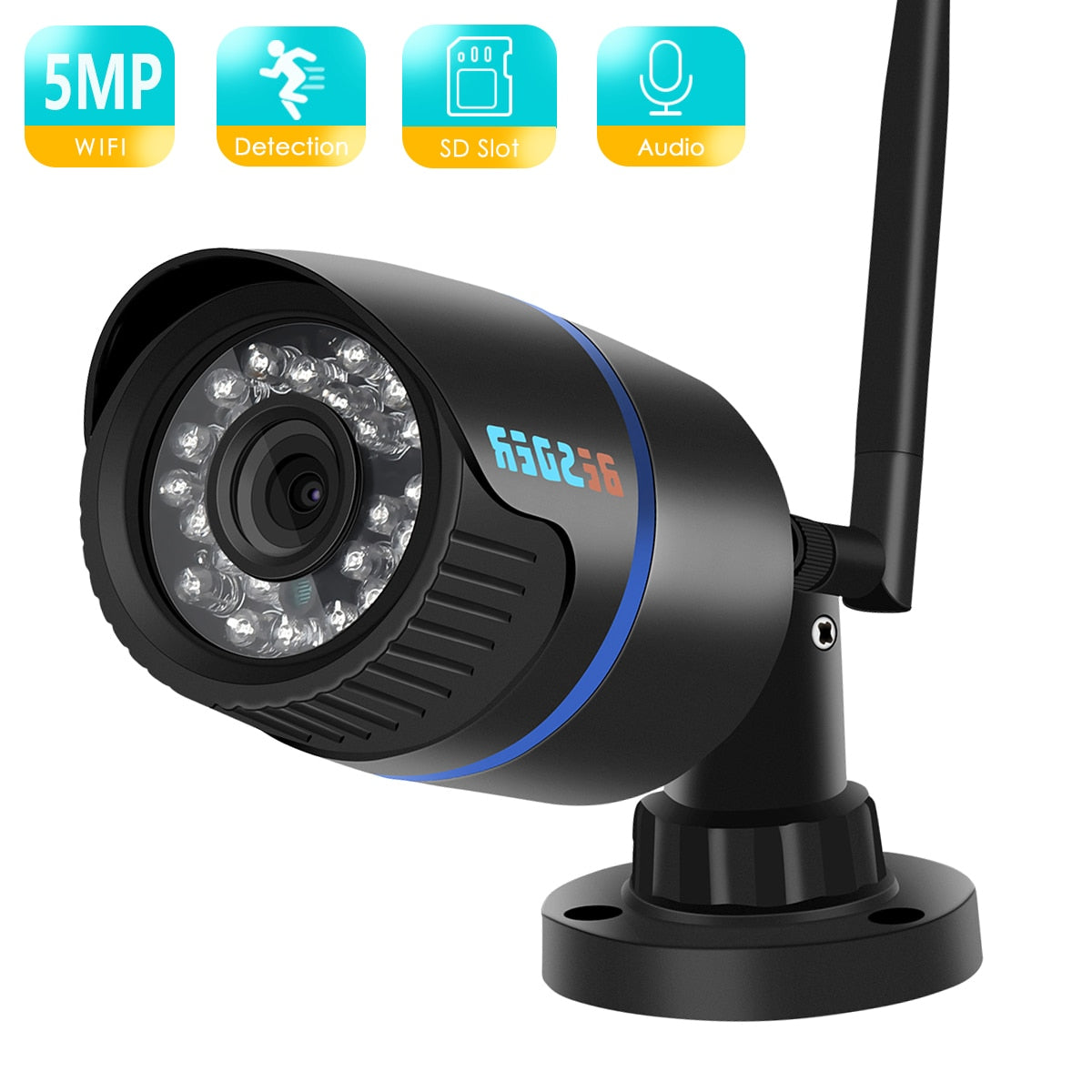 5MP Audio Security Wireless 2MP Night Vision