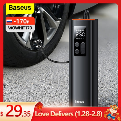 Baseus Mini Car Air Compressor 12V 150PSI Portable