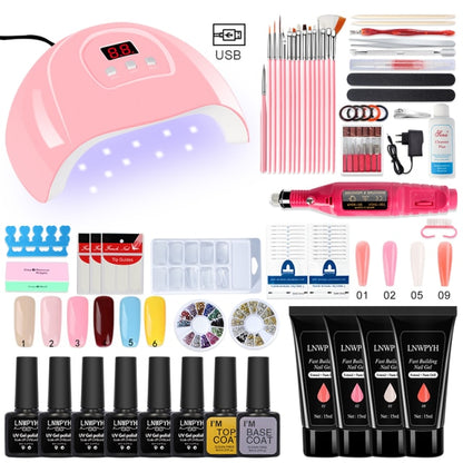 Poly Nail Gel Kit Professional Nail Set