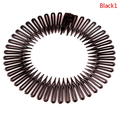 Plastic Full Circle Stretch Flexible Comb Teeth