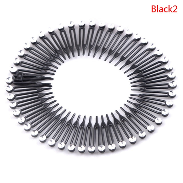 Plastic Full Circle Stretch Flexible Comb Teeth