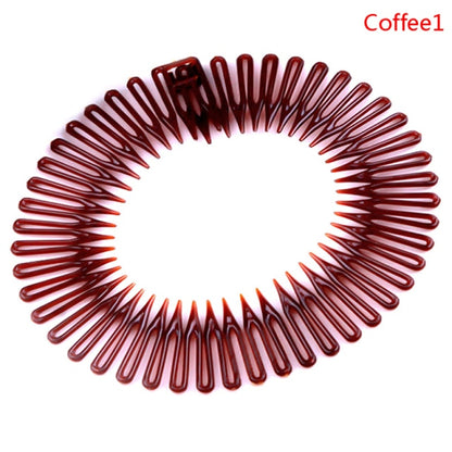 Plastic Full Circle Stretch Flexible Comb Teeth