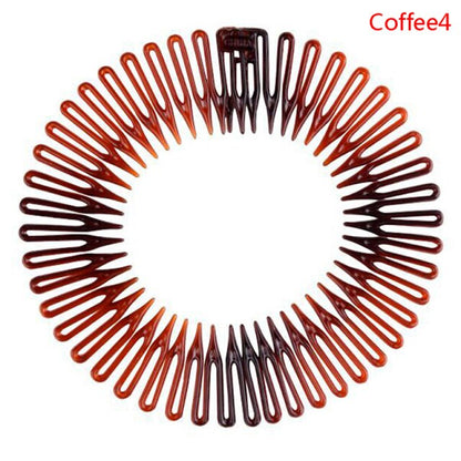 Plastic Full Circle Stretch Flexible Comb Teeth