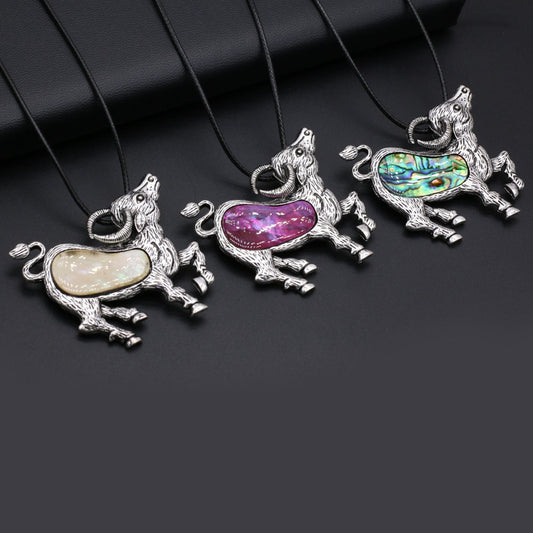 Natural Alloy Shell Cow Exquisite Fashion