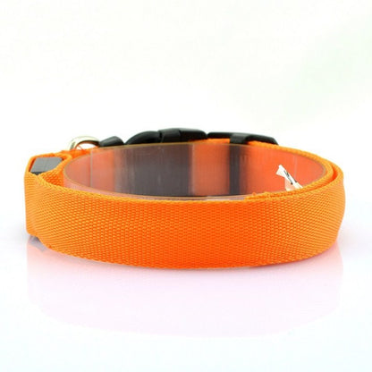 Adjustable LED Dog Collar Glowing Anti-lost